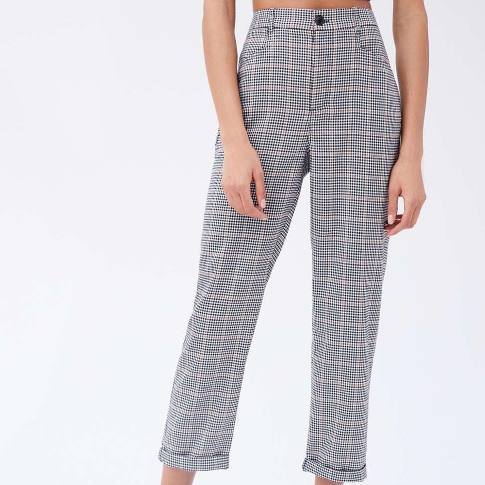 Urban Outfitters Checkered High Waisted Pant